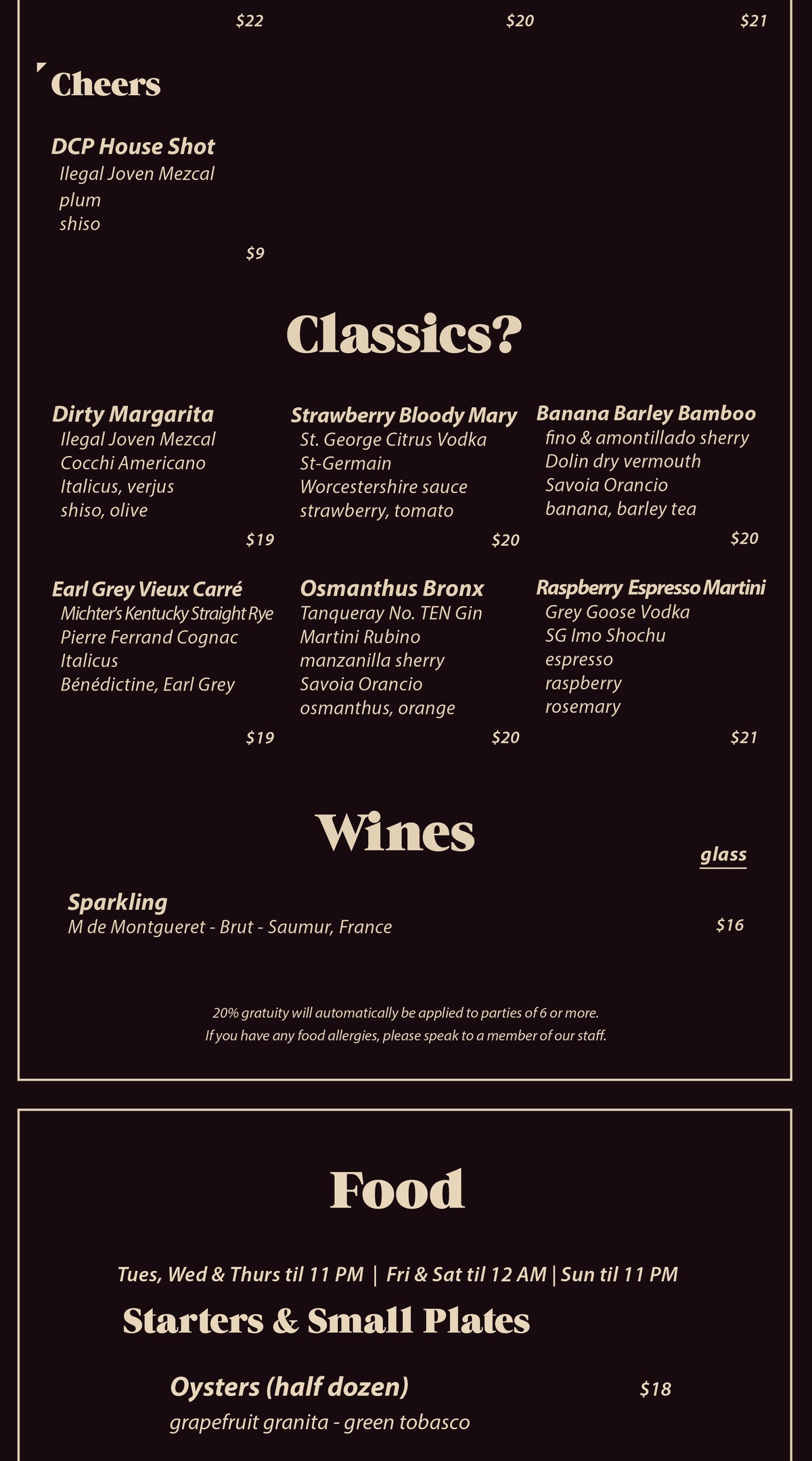 coop cigarette prices The Coop Menu – Double Chicken Please